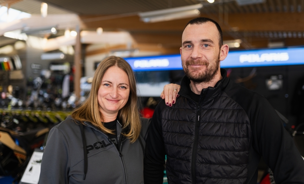 Hilda Lemon och Oskar Lindqvist - Digital Signage från Sharp till Polaris